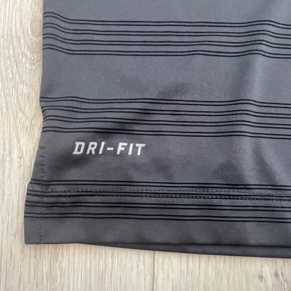 Nike Polo Dri-Fit Oklahoma Sooners Men’s Gray Striped Size Small - Picture 4 of 10